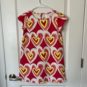 Gymboree Girls Heart Print Dress